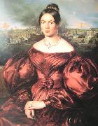Louis Krevel Portrait of Marie Louise Stumm oil painting reproduction